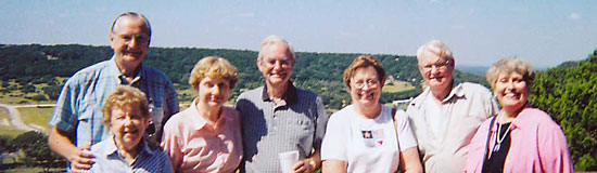 Retiree Association members outdoors.
